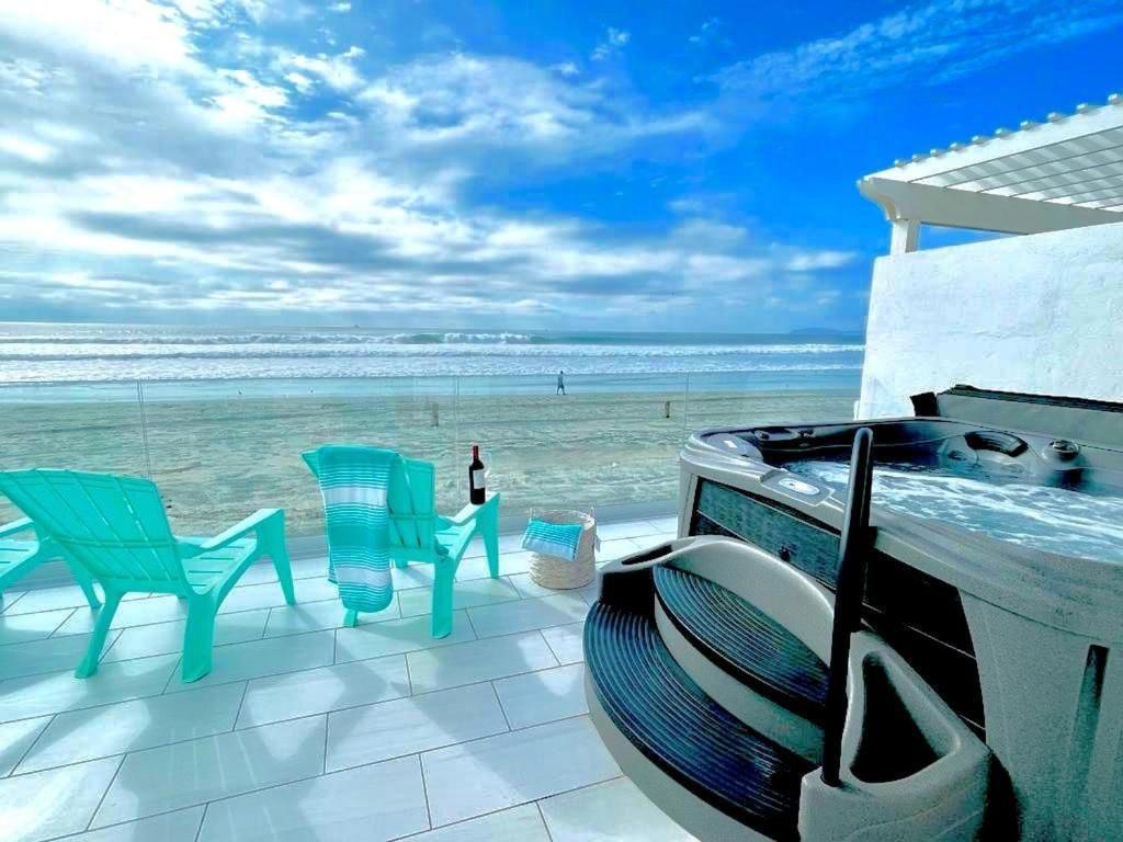 Quinta Pacifica Beachfront Villas Rosarito Bagian luar foto